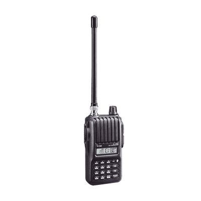 Radio portátil VHF para aficionados, 5W, 207 canales, 700mW de audio. Tx: 144-148 MHz, Rx: 136-174MHz. Batería BP-264 (1400 mAh, Ni-MH). Incluye batería, antena, cargador y clip. 