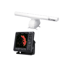 Sistema de radar con antena tipo matriz abierta de 4 pies a 72 Millas Náuticas, y pantalla a color MR1220E de 12.1" 