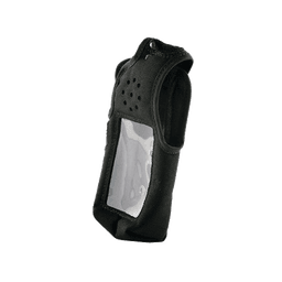 Funda de Nylon, clip metálico p/ cinto, correa-broche y visor frontal-DTMF / IC-F3161T/D, IC-F3261T/D, IC-F3360DT.