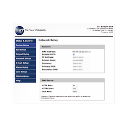 PDU Administrable IP, 12 Salidas para Brakers (No incluidos), Control de Energía Remoto, Doble Bus Inteligente de Distribución CD, Aplicaciones 12,24 y 48 Vcc.