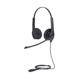 Jabra Biz 1500 Duo, auricular profesional con cancelación de ruido, ideal para contact center con conexión QD (1519-0157) 