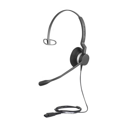 Jabra Biz 2300 Mono con conexión QD, resistente para contact center con brazo articulado con giro de 360º  (2303-820-105)