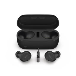 Jabra Evolve2 Buds, Auriculares versión MS con cancelación de ruido activa, Bluetooth conexion hasta 2 dispositivos (20797-999-999)