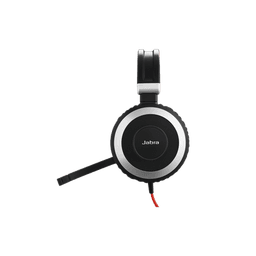 Jabra Evolve 80 con conexión USB / 3.5mm, cancelación activa/pasiva de ruido con indicador de ocupado (7899-823-109)