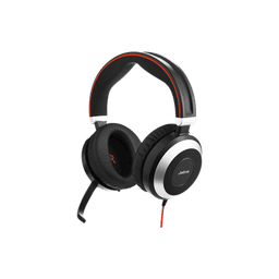 Jabra Evolve 80 con conexión USB / 3.5mm, cancelación activa/pasiva de ruido con indicador de ocupado (7899-823-109)