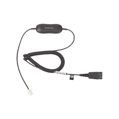 Jabra GN1200 cable enroscado con conexión QD y RJ-9 (88011-99)