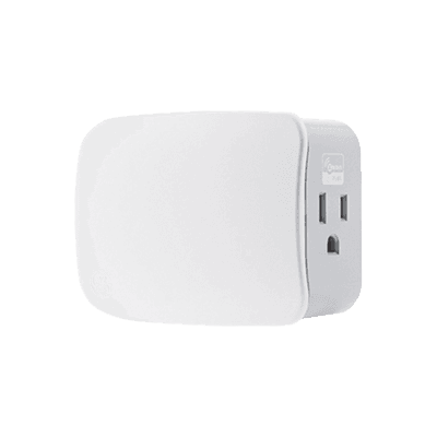 (ZWAVE) Plug-In On/off, señal inalambrica Z-WAVE para Tomacorriente convencional, compatible con HUB HC7, C8, panel L5210, L7000, Total Connect y Alarm.com