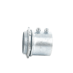 Conector 3/4" (19mm) pared delgada con tornillo tipo americano galvanizado etiqueta verde