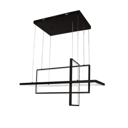 Lámpara de Techo LED / 100W / Luz Blanca 6500K, Neutra 4000K, Cálida 2700K / IP20 / Ángulo de Luz 120° / Aluminio y PC / Vida Útil 50,000h / Longitud de Cable Ajustable