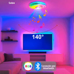 Luminario LED de 40W / 3000 Lúmenes / Ø 490mm x 66mm / Voltaje 85-265V / Temperatura Fría 6500K / Conexión Bluetooth / App iLink.