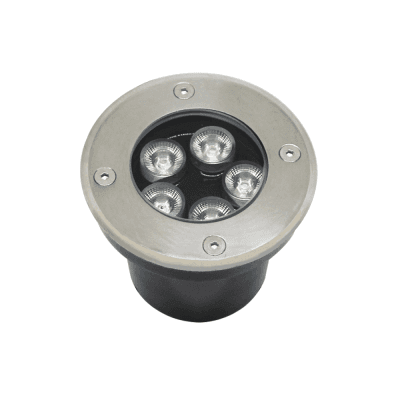 Luminario Empotrar en Piso / Uso en Exterior IP66 / Multivoltaje 110-240V~ 60Hz / Temperatura de Color 6500K  / Ángulo de Luz 36° / Aleación de Aluminio y Vidrio Templado / No Dimeable