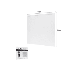 Panel LED / Luz Blanca 6 500 °K / Empotrado o Suspendido / 60 x 60 cm /  40 W / 127 Vca~60Hz / Vida Útil de 50,000 horas / Ángulo de Luz de 140°