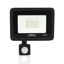 Reflector con Sensor de Movimiento 20 W /120 x 150 mm / 85 - 265 Vca~ 50/60Hz / Ultra delgado / Uso en exterior - interior. 