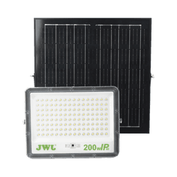 Reflector con Panel Solar 200 W /  Batería 3.2  V CD / T.C.C. 6 500 K / IP66.