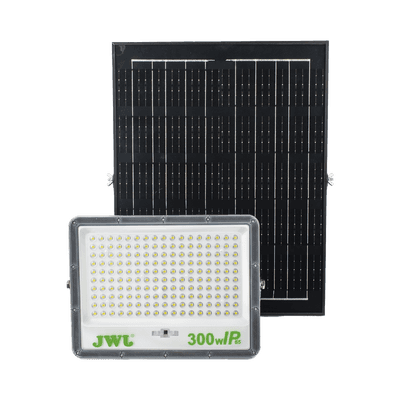 Reflector con Panel Solar 300 W /  Batería 3.2  V CD / T.C.C. 6 500 K / IP66.