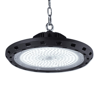Campana Led Industrial UFO / 100 W / Suspendido / 85 - 265 V CA / Luz Fría 6500 K.
