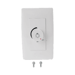 Dimmer Rotativo para Lámpara Incandescentes / 300 W 127 V CA / Color Blanco.