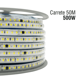 Manguera Led para uso Interior o Exterior / 50 m/ 127 V CA / T.C.C. 6500 K / Color Blanco.