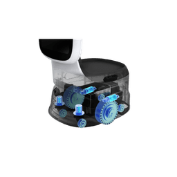 Robot de Entrega Automatizado / Área de Cobertura Máxima 200*200㎡ / Velocidad de Movimiento Ajustable 0.1~1.0 m/s / Colaboración Multi-robot Hasta 20 Robots / Batería de Ion de Litio Ternaria / Pantalla de Publicidad 18.5 pul