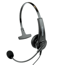 Diadema ligera sobre la cabeza con bocina, micrófono tipo boom y PTT en línea para NX-5200 NX-5300 NX-200 NX-300 NX-3200 NX-3300 TK-480