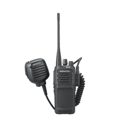 Radio portátil VHF 136-174 MHz, Digital DMR-Analógico, 5 Watts, 64 Canales, Roaming, Encriptación, GPS, Inc. antena, batería, cargador y clip