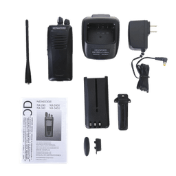136-174 MHz, 5 W, 32 Canales, NXDN-Analógico, GPS, Encriptación, Roaming multi-sitio, Incluye Batería, Antena, cargador y clip.