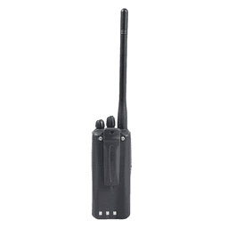 136-174 MHz, 5 W, 32 Canales, NXDN-Analógico, GPS, Encriptación, Roaming multi-sitio, Incluye Batería, Antena, cargador y clip.