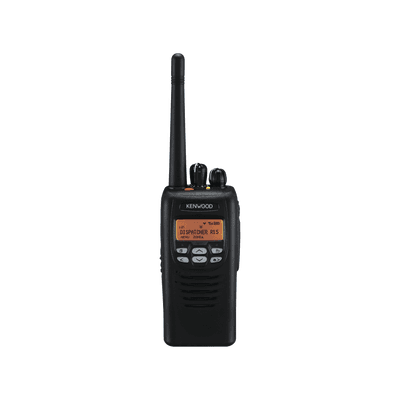 380-400MHz, Digital NXDN/Analógico, 5 Watts, 512 Canales, Botón de Emergencia, Incluye Batería, Antena, cargador y clip.