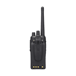 Radio portátil VHF 136-174 MHz, 260 Canales, Digital NXDN-DMR-Análogo, GPS, Bluetooth, IP67, 2 Pines, Incluye Batería-Antena-Cargador-Clip.