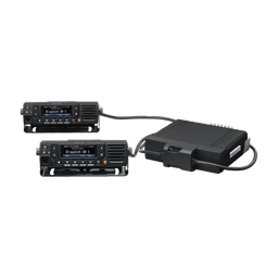 Radio móvil UHF 380-470 MHz, Digital NXDN-P25-DMR-Analógico, 45 W, Bluetooth, GPS, MicroSD, 1024 Canales, Incluye Accesorios