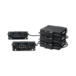 Radio móvil UHF 380-470 MHz, Digital NXDN-P25-DMR-Analógico, 45 W, Bluetooth, GPS, MicroSD, 1024 Canales, Incluye Accesorios