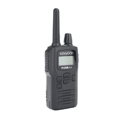 Radio portátil UHF 450-470 MHz, 2 W, 16 canales, Resistente a Golpes MIL-STD-810, manos libres VOX. Incluye antena, batería, cargador y clip