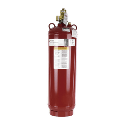 Cilindro con válvula de 350 lb de capacidad para sistema de extinción de agente limpio, con indicador de nivel de líquido, compatible con Kidde ECS-500 y ECS-500 Marine