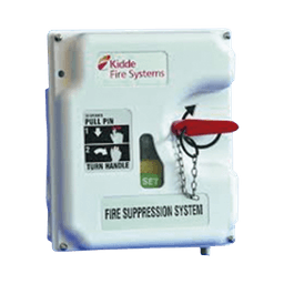 Sistema de Control de Supresión / 2 Válvulas de Gas 24V / Detección Mecánica Dual / UL ULC FM / Montaje en Pared o Cilindro / Tubo de Actuación 60.96 m (200 ft)