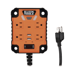 Multicontacto Powerbox 1, con 4 Salidas 120 Vca, 2 USB-A / 1 USB-C, Luces LED Integradas y Soporte Magnético