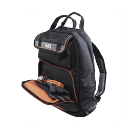 Mochila para Herramientas Tradesman Pro™ de 44.5 cm en Color Negro con 35 Bolsillos (No incluye herramientas).