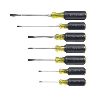 Juego de Desarmadores de Punta Plana y Phillips (7 Piezas).