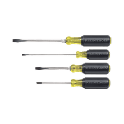 Juego de desarmadores de punta ranurada y Phillips de 4 piezas.