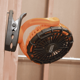 Ventilador Inalámbrico-Portátil Recargable Ideal para el Trabajo. Montable por Pinza o por Potentes Imanes. Incluye cable USB-C