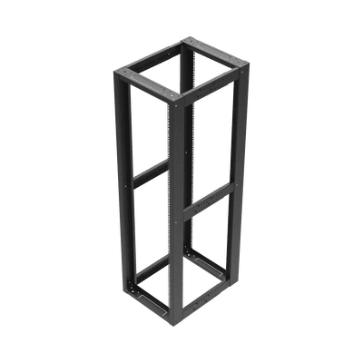 Rack Estándar 19" de 4 Postes, Acero, 42 Unidades, Profundidad Ajustable.