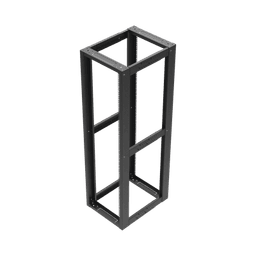 Rack Estándar 19" de 4 Postes, Acero, 42 Unidades, Profundidad Ajustable.