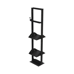 Kit de Rack Estándar 19", 45 UR con 2 Charolas  y PDU (8 tomas). Ideal para UPS y Servidores tipo Torre.