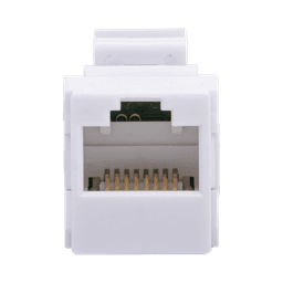 Acoplador UTP Cat6A hembra RJ45 a RJ45 hembra Color Blanco