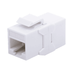 Acoplador UTP Cat6A hembra RJ45 a RJ45 hembra Color Blanco