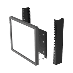 Montaje para Monitor VESA 75x75 hasta 200x200. Compatible con rack 19" 5U.