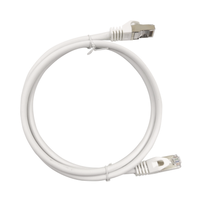 Patch Cord Cat6A 10G blindado 0.5M ( 1.64 ft ) Blanco