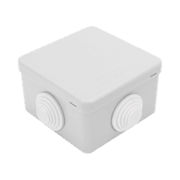 Caja de Derivación Exterior / IP55 / IK07 / 4 Entradas / ABS Antiflama / 80 x 80 x 50 mm