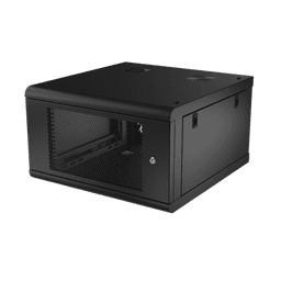 Gabinete de Pared con Puerta Perforada, 635mm de Profundidad, 6U Rack de 19'', Acero Reforzado