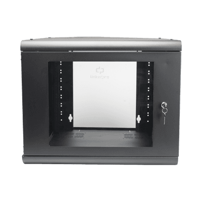 Gabinete de Pared 9U de 635 mm de Profundidad, Rack de 19&#039;&#039; en Acero Reforzado: Compacto y Resistente para Soluciones Profesionales