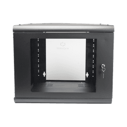 Gabinete de Pared 9U de 635 mm de Profundidad, Rack de 19&#039;&#039; en Acero Reforzado: Compacto y Resistente para Soluciones Profesionales
